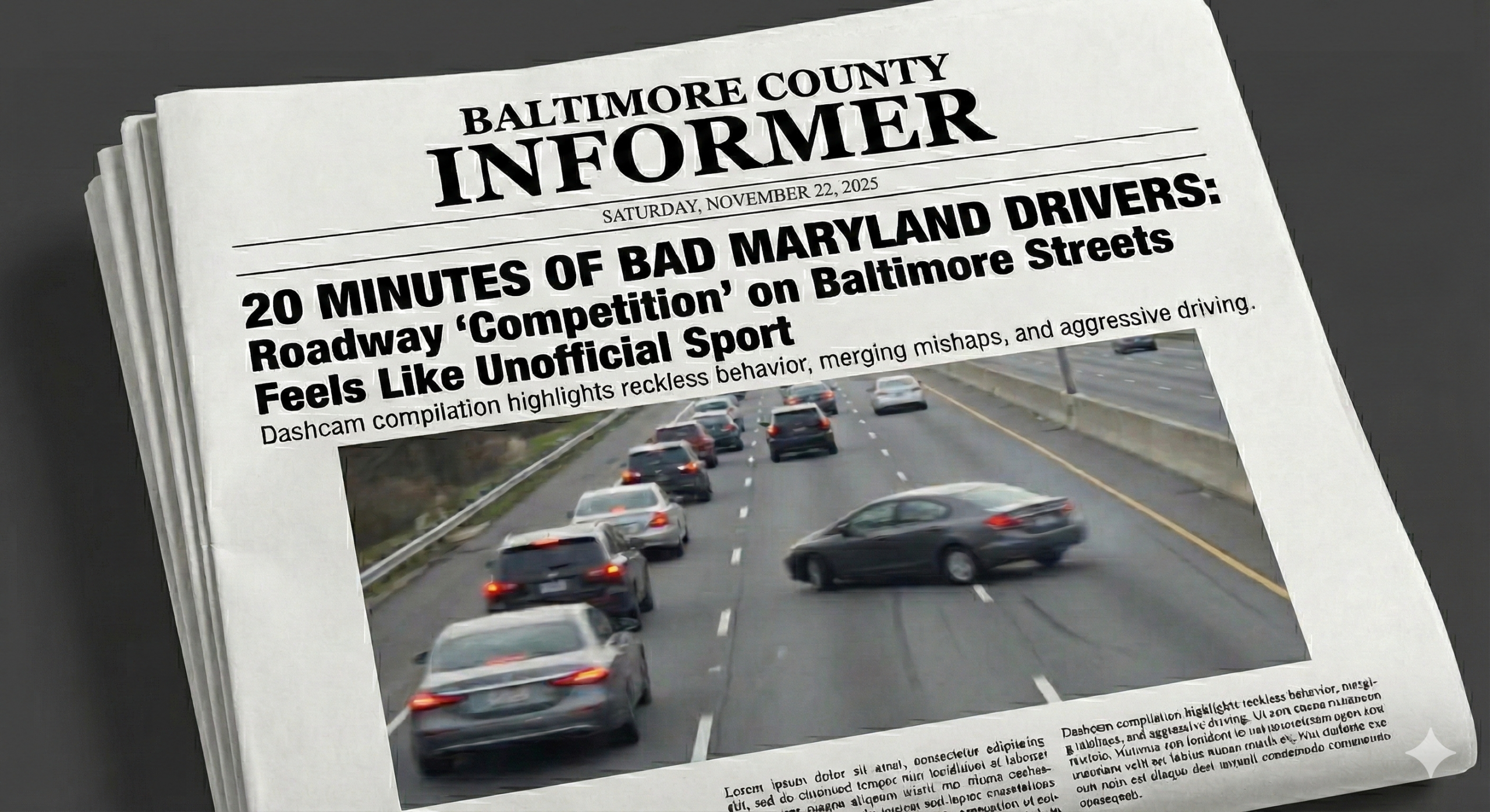 20 Minutes of Bad Maryland Drivers