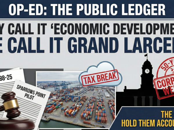 OP-ED: They Call It “Economic Development.” We Call It Grand Larceny.