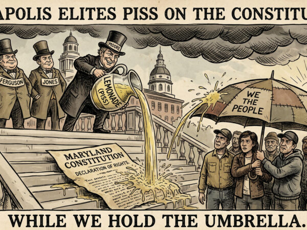 ANNAPOLIS ELITES PISS ON THE CONSTITUTION WHILE WE HOLD THE UMBRELLA Op-ED